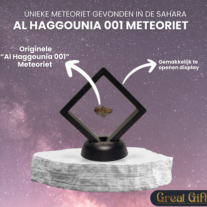 Originele Meteoriet - In Display -Al Haggounia 001 -