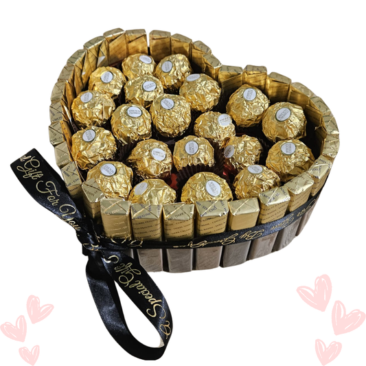 Luxe Chocolade Hart Cadeau